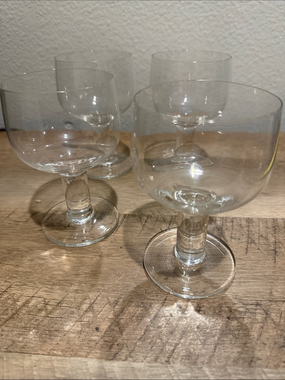 Rosenthal Clear Stemmed Glasses - Transparent Set of 4